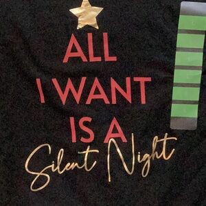 Rockin Around Christmas Long Sleeve Tee with free Headband